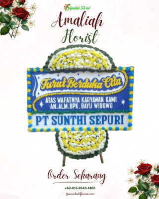 Papan Bunga Duka di Aru Utara Timur Batuley