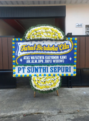Papan Bunga Duka di Aru Utara Timur Batuley